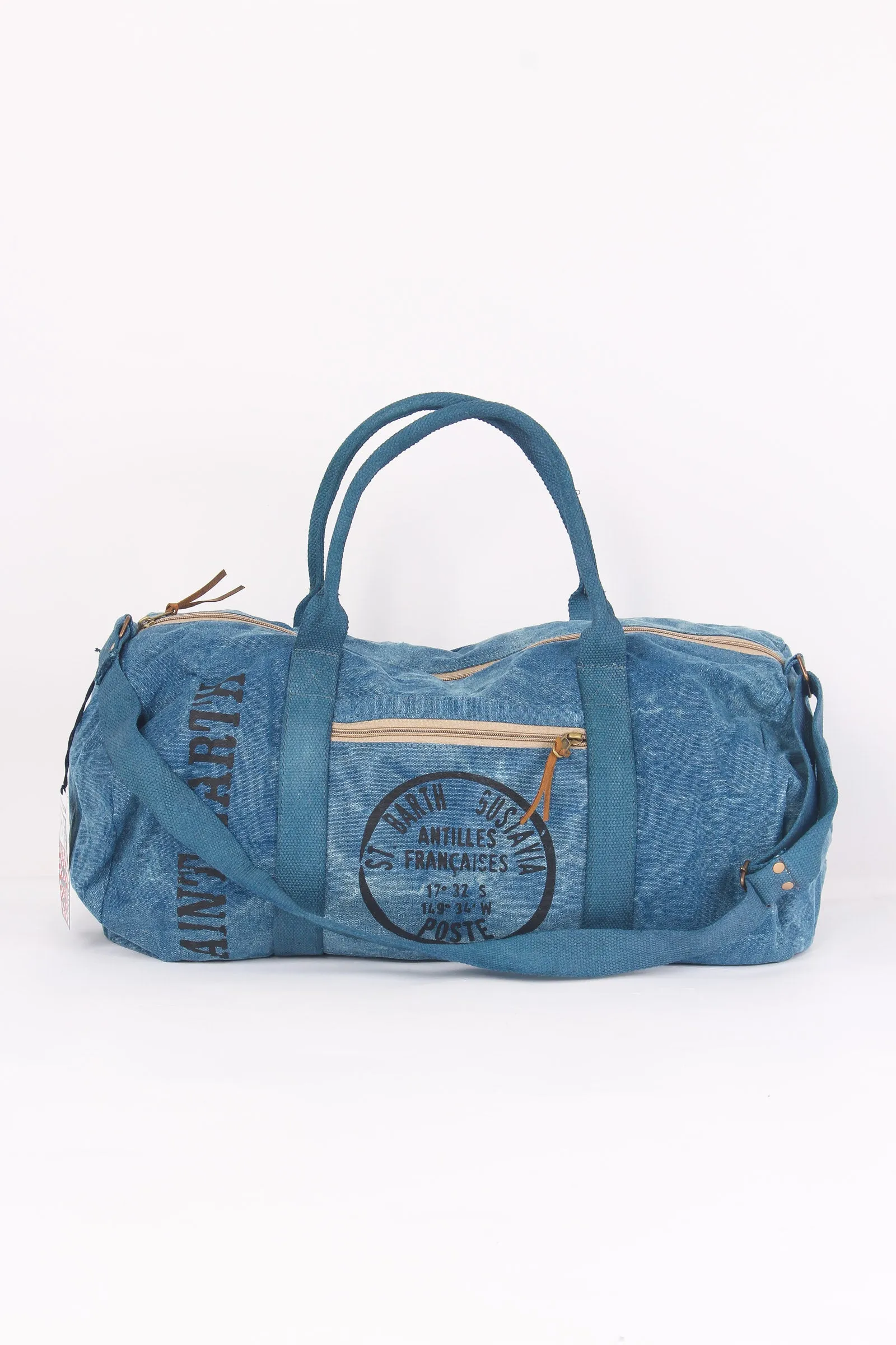 Canvas Denim Duffle Bag