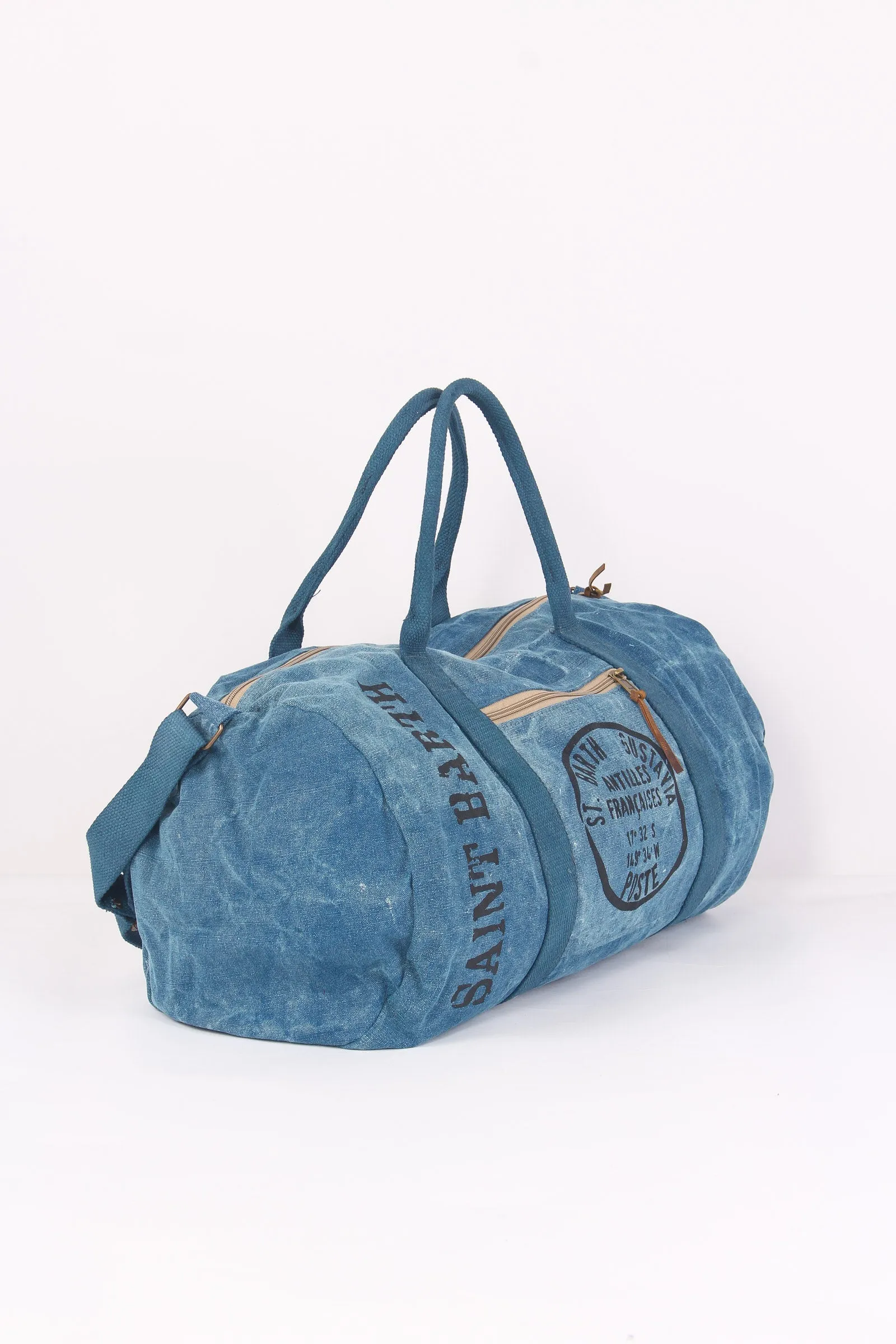 Canvas Denim Duffle Bag