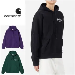 Carhartt | Street Style Long Sleeves Cotton Logo Hoodies