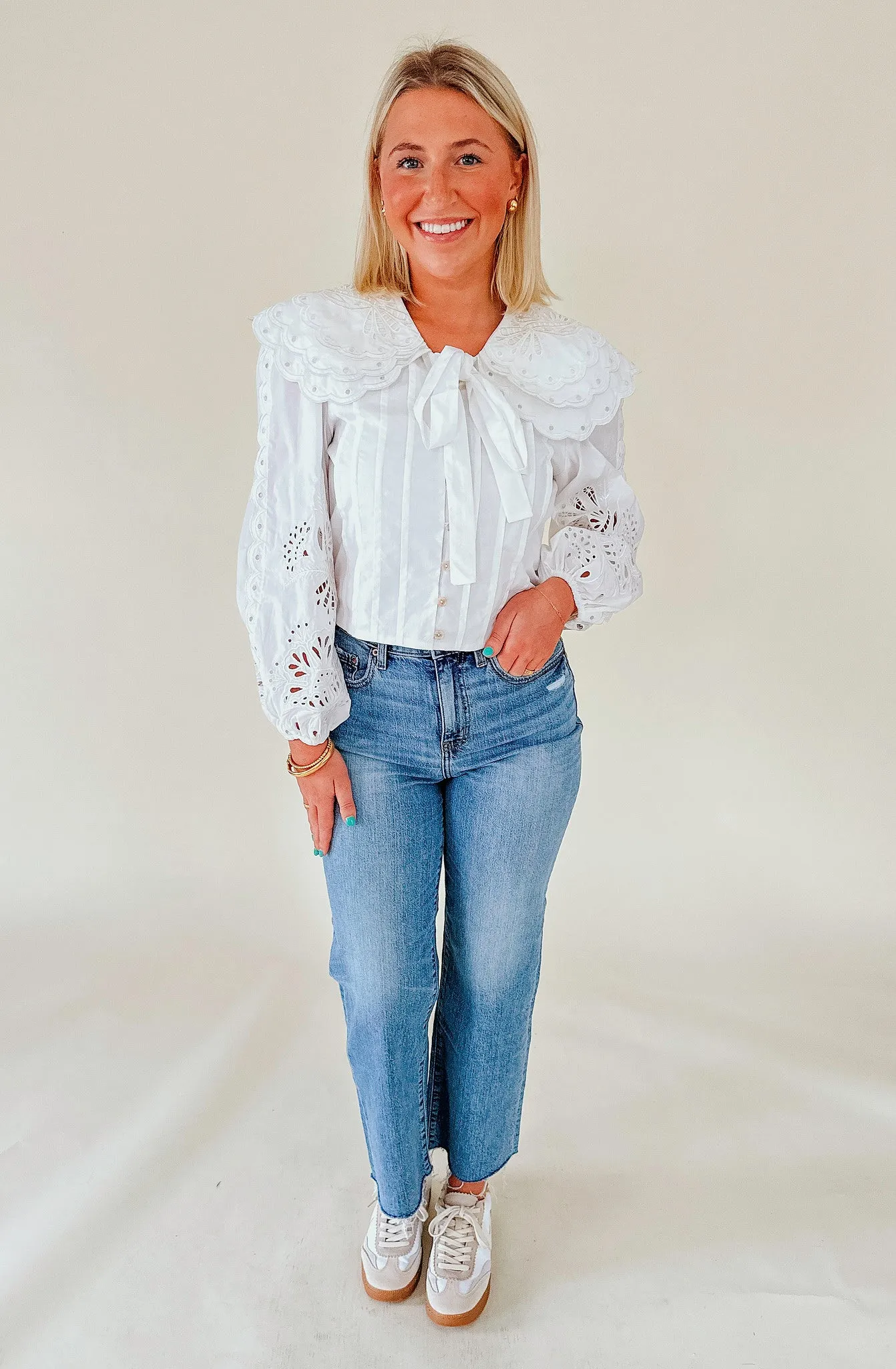 Cassandra collared blouse