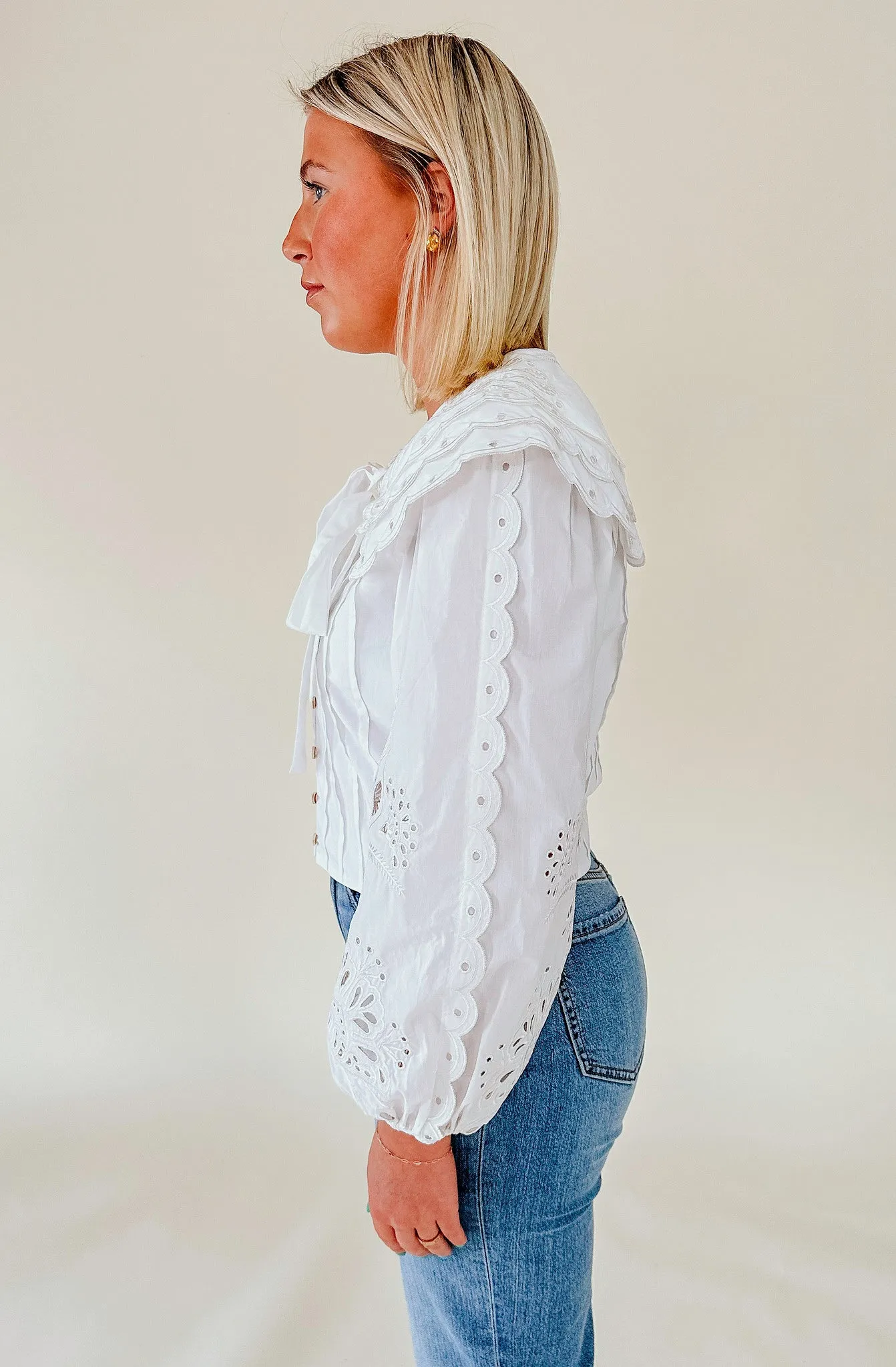 Cassandra collared blouse