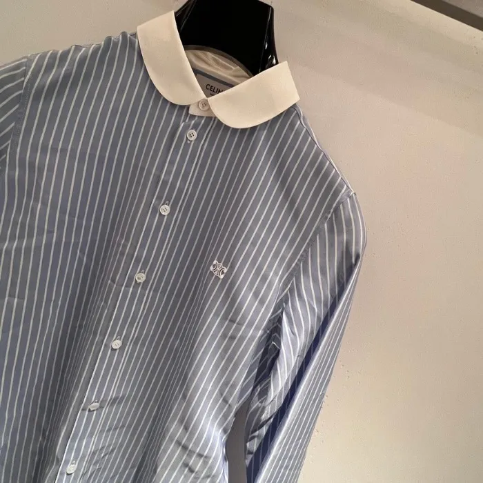 Celine silk striped shirt | Romy