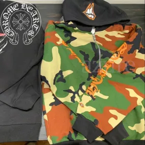 Chrome Hearts Camouflage Hoodies - Stylish Streetwear with Long Sleeves and Logo