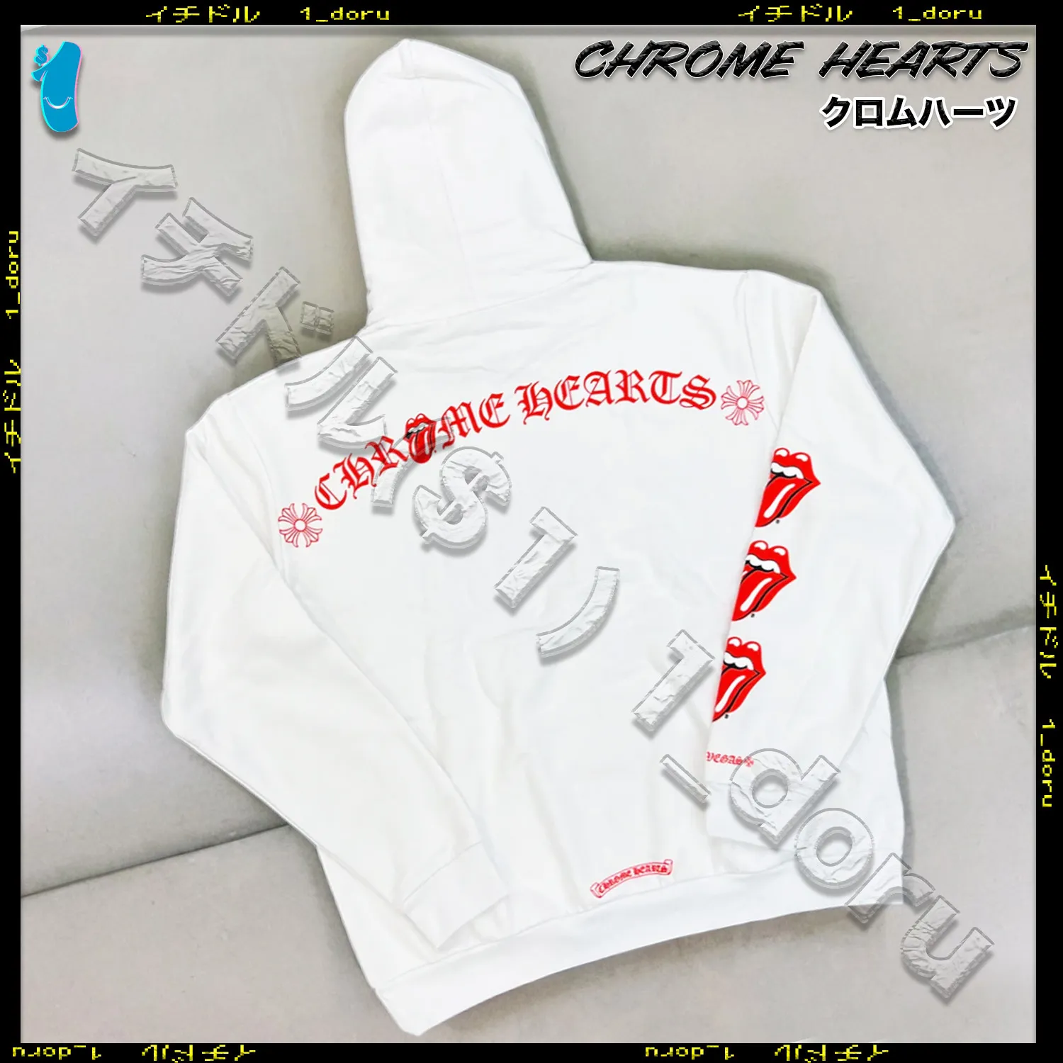 Chrome Hearts Unisex Cotton Logo Hoodies - Shop now