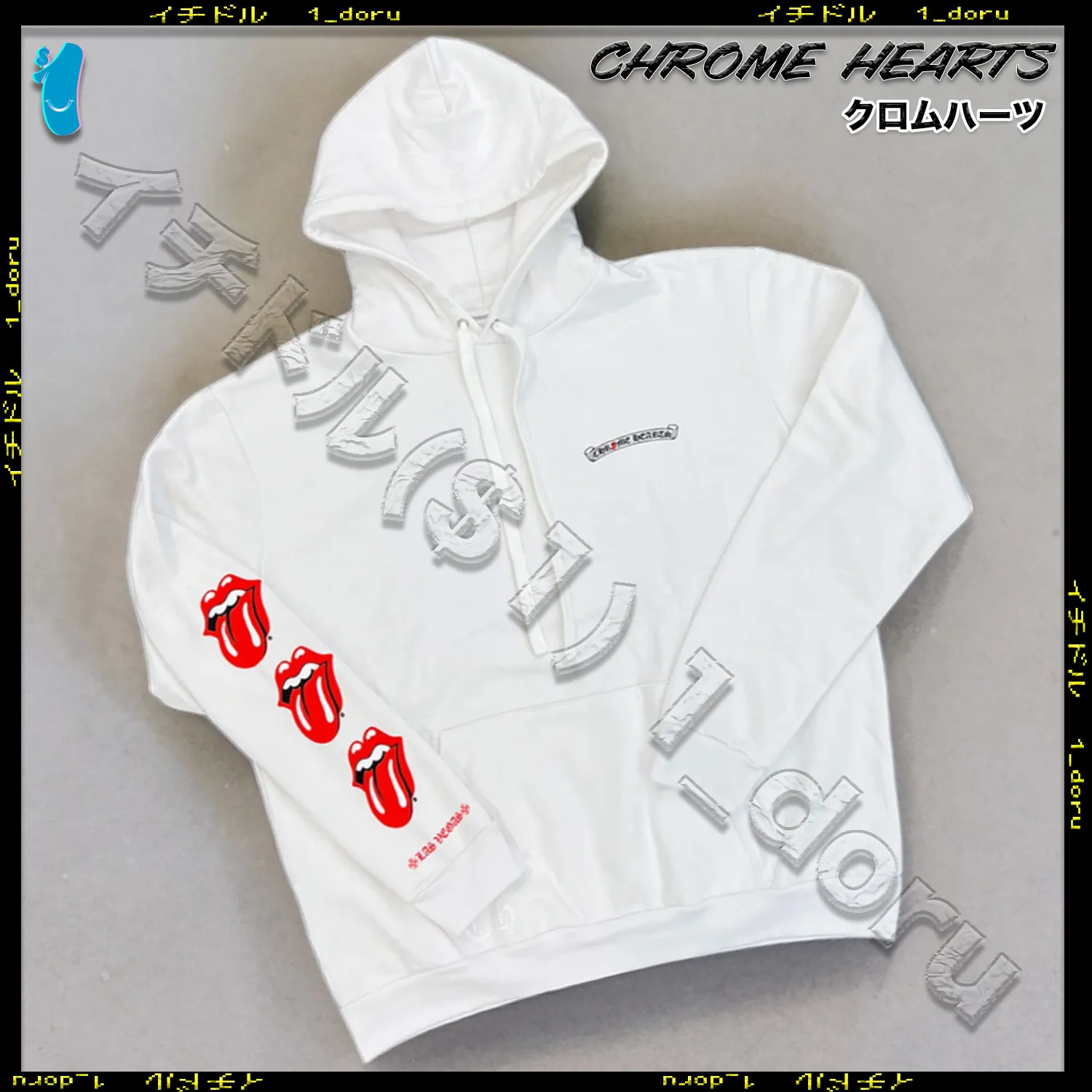 Chrome Hearts Unisex Cotton Logo Hoodies - Shop now