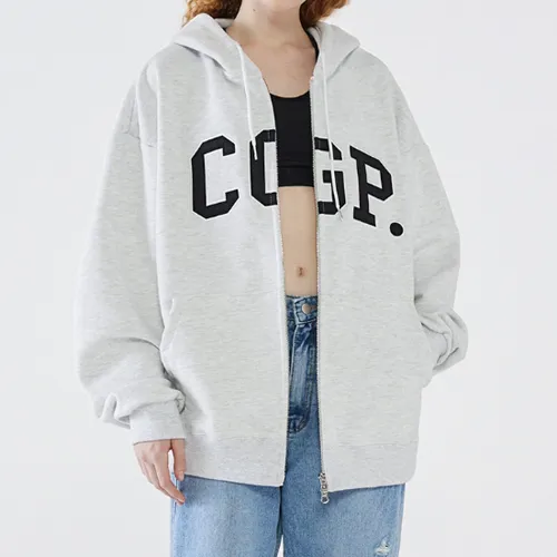 Codegraphy Unisex Street Style Logo Hoodies