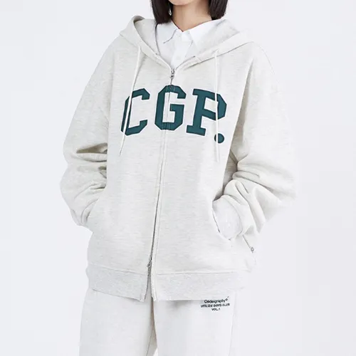 Codegraphy Unisex Street Style Logo Hoodies