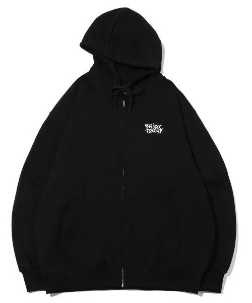 COMPAGNO - CAT EMBROIDERED HOOD ZIP UP | Enjoy the Best-Quality Jacket