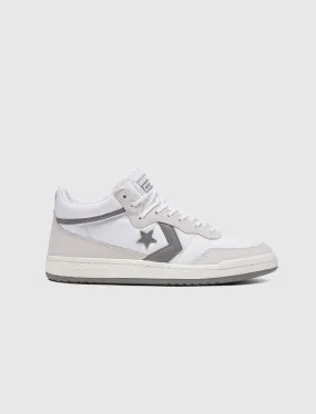 CONVERSE FASTBREAK PRO MID WHITE/VAPOROUS GRAY   $80.00 This product is not eligible for international shipping.  .star { fill