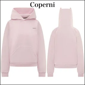 Coperni long sleeves cotton logo hoodies & sweatshirts street style