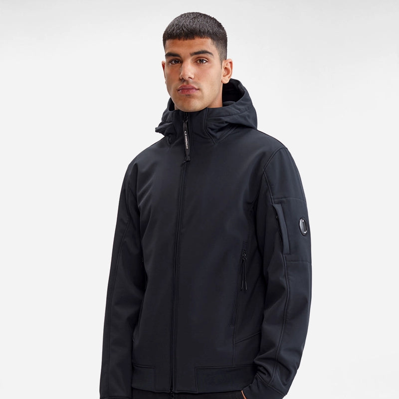 CP Company Total Eclipse Blue Hooded Jacket