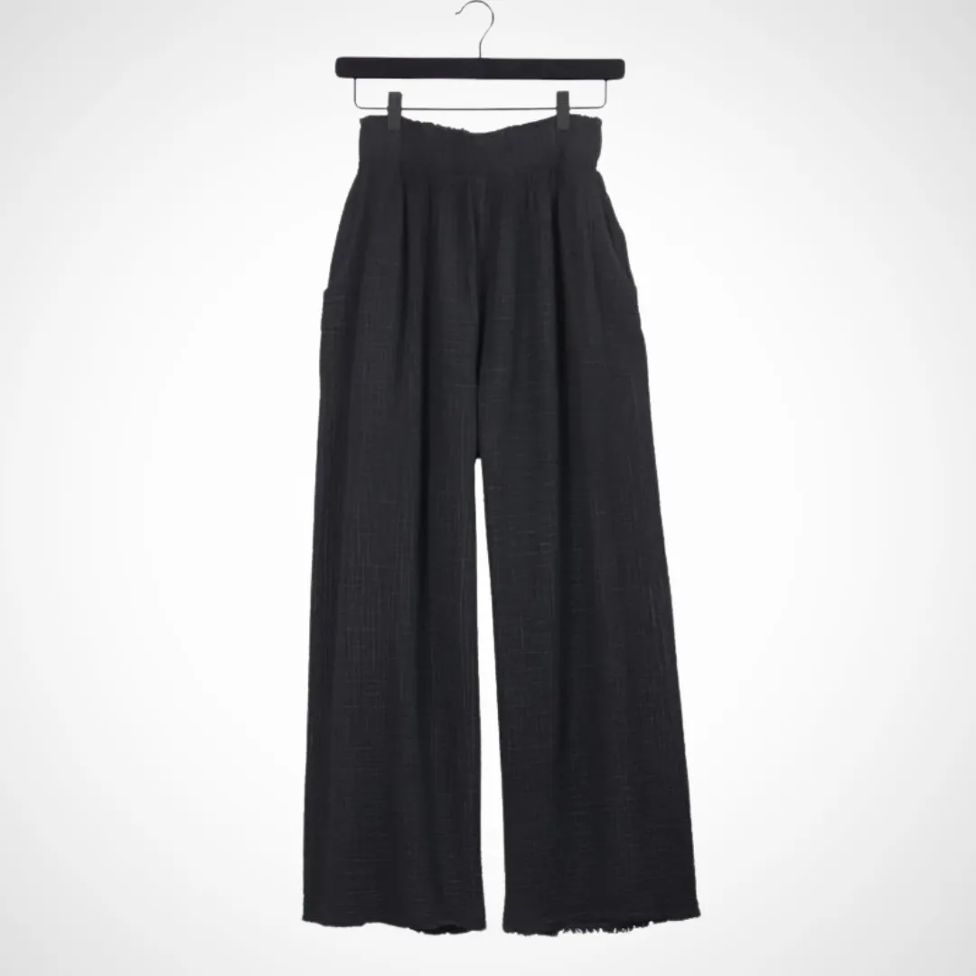 Crinkle Wide Leg Pants