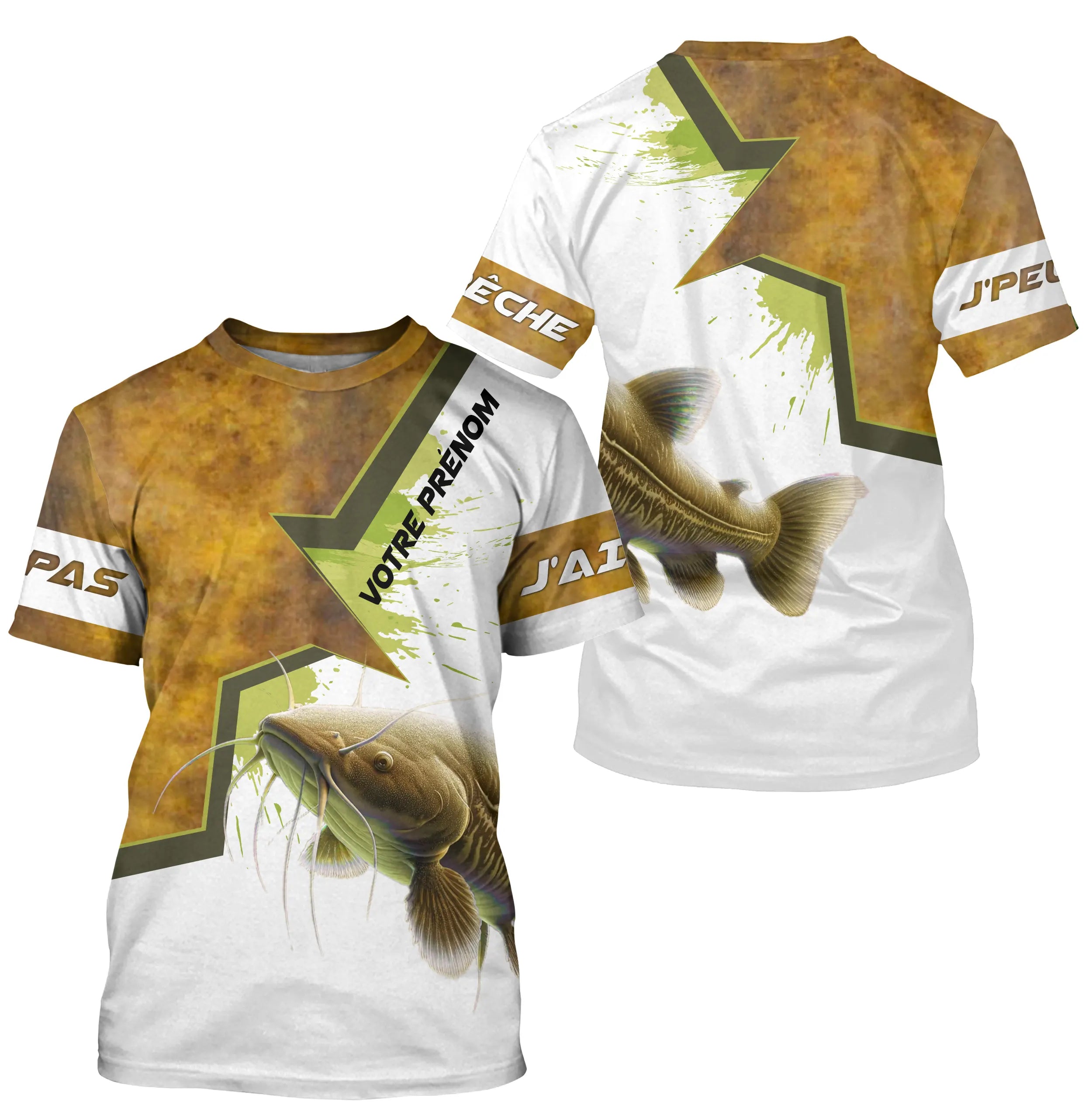 Customizable UV Protection Fishing T-shirt for Catfish Anglers - CT16082212