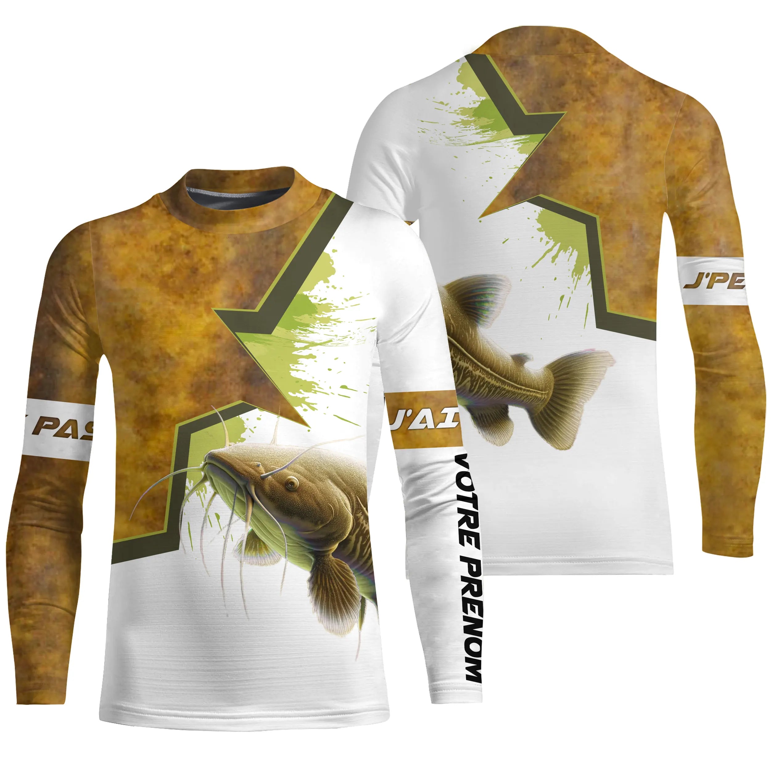 Customizable UV Protection Fishing T-shirt for Catfish Anglers - CT16082212