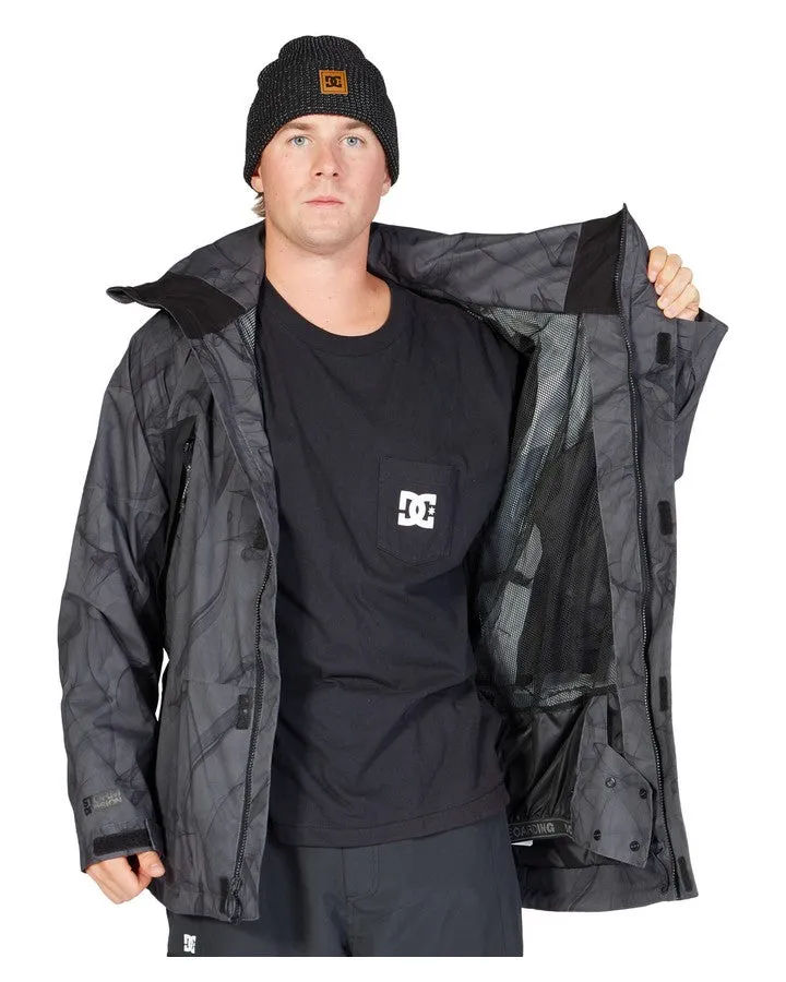 DC Snow Jacket, Smoke Dark Shadow - 2023