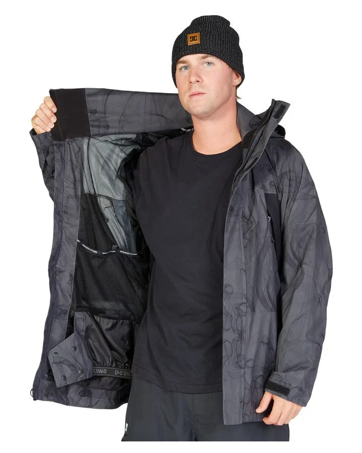 DC Snow Jacket, Smoke Dark Shadow - 2023