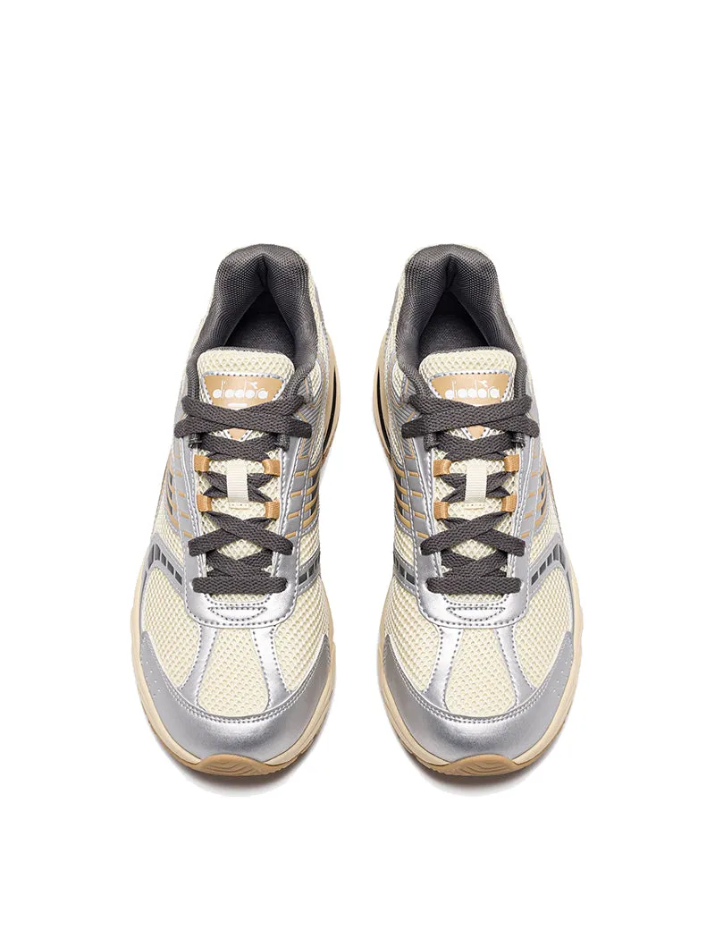 Diadora Women's SAO-KO 280 Trainer - Seedpearl/Oyster Gray