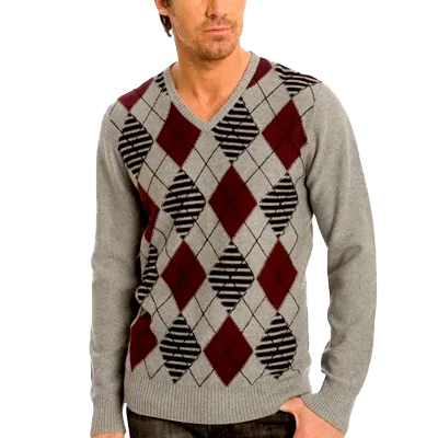 Diamondback V-Neck Sweater