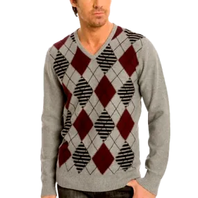 Diamondback V-Neck Sweater