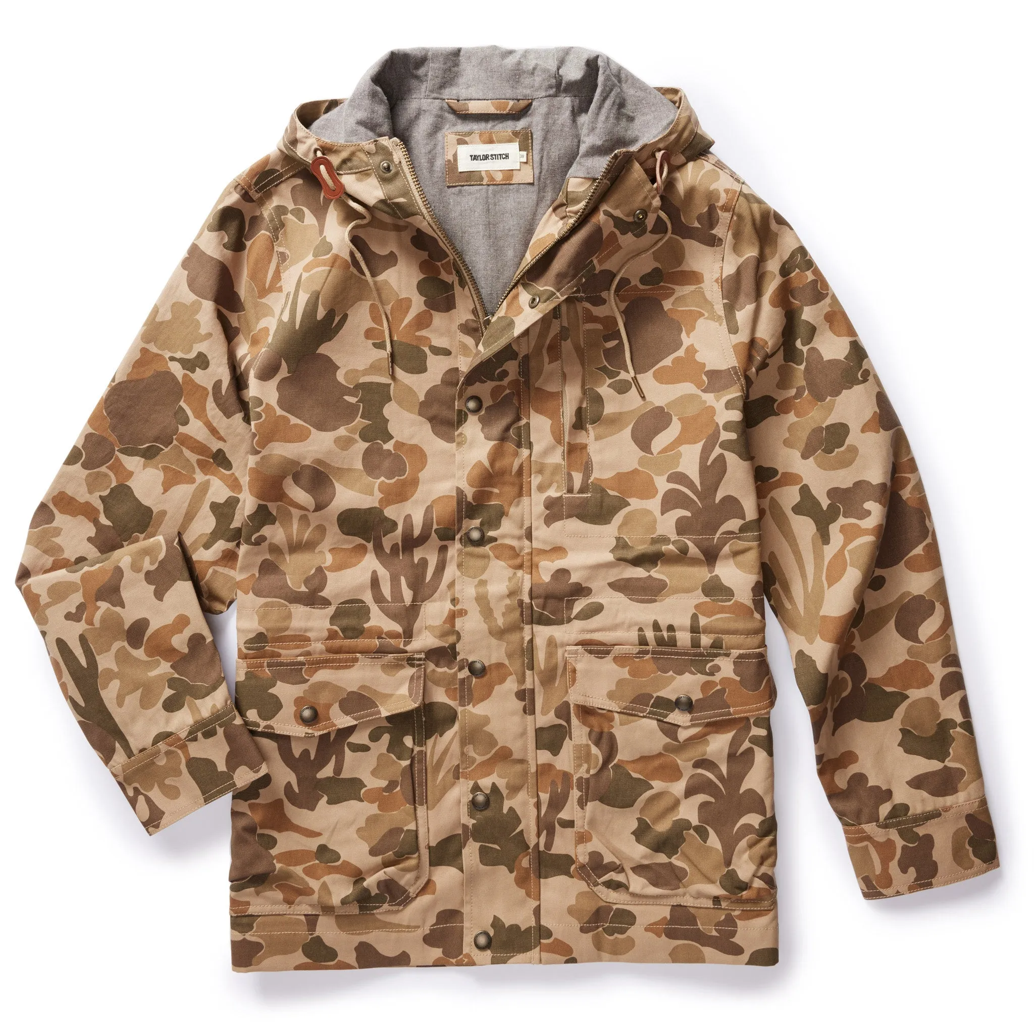 Explorer Jacket vintage arid camo dry wax