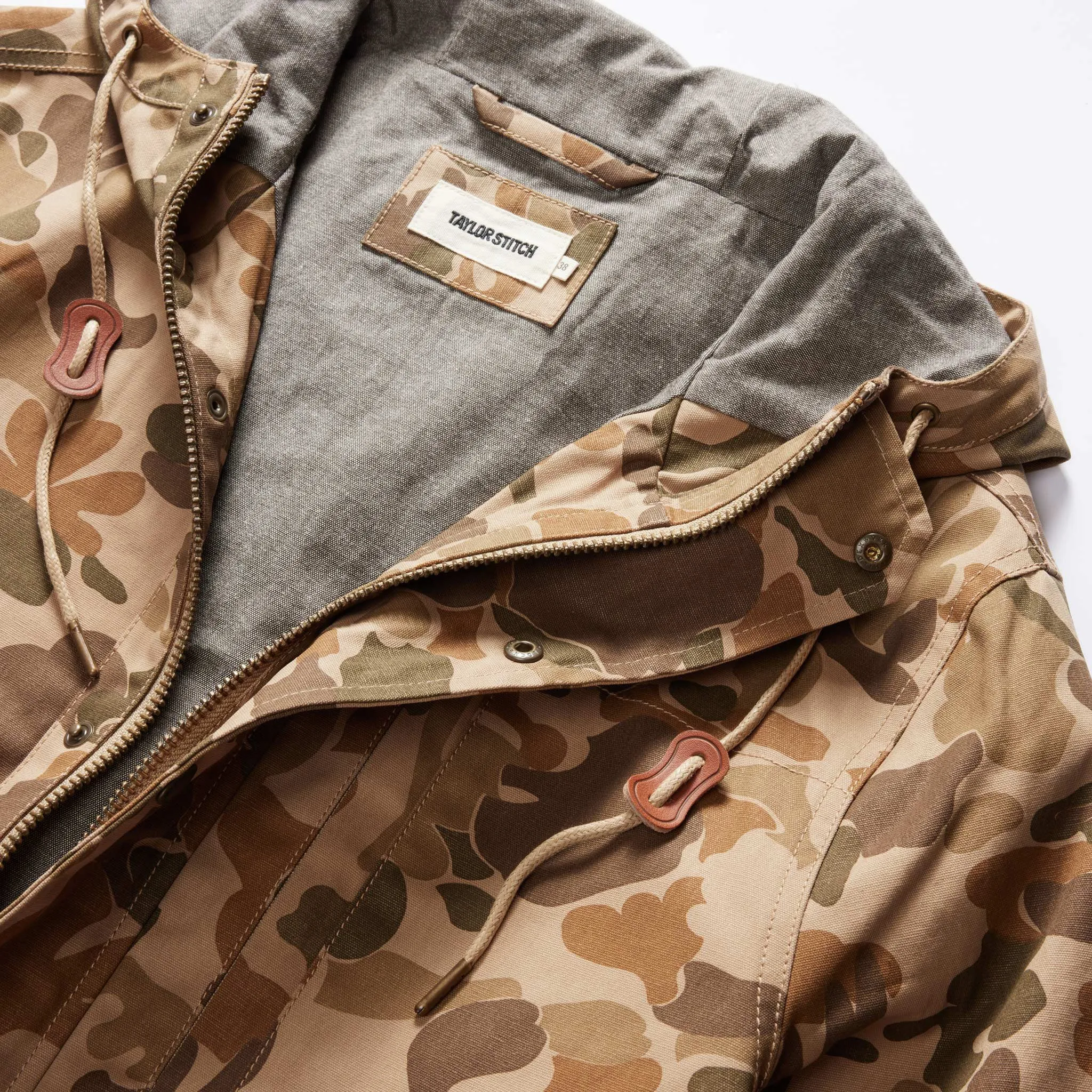 Explorer Jacket vintage arid camo dry wax