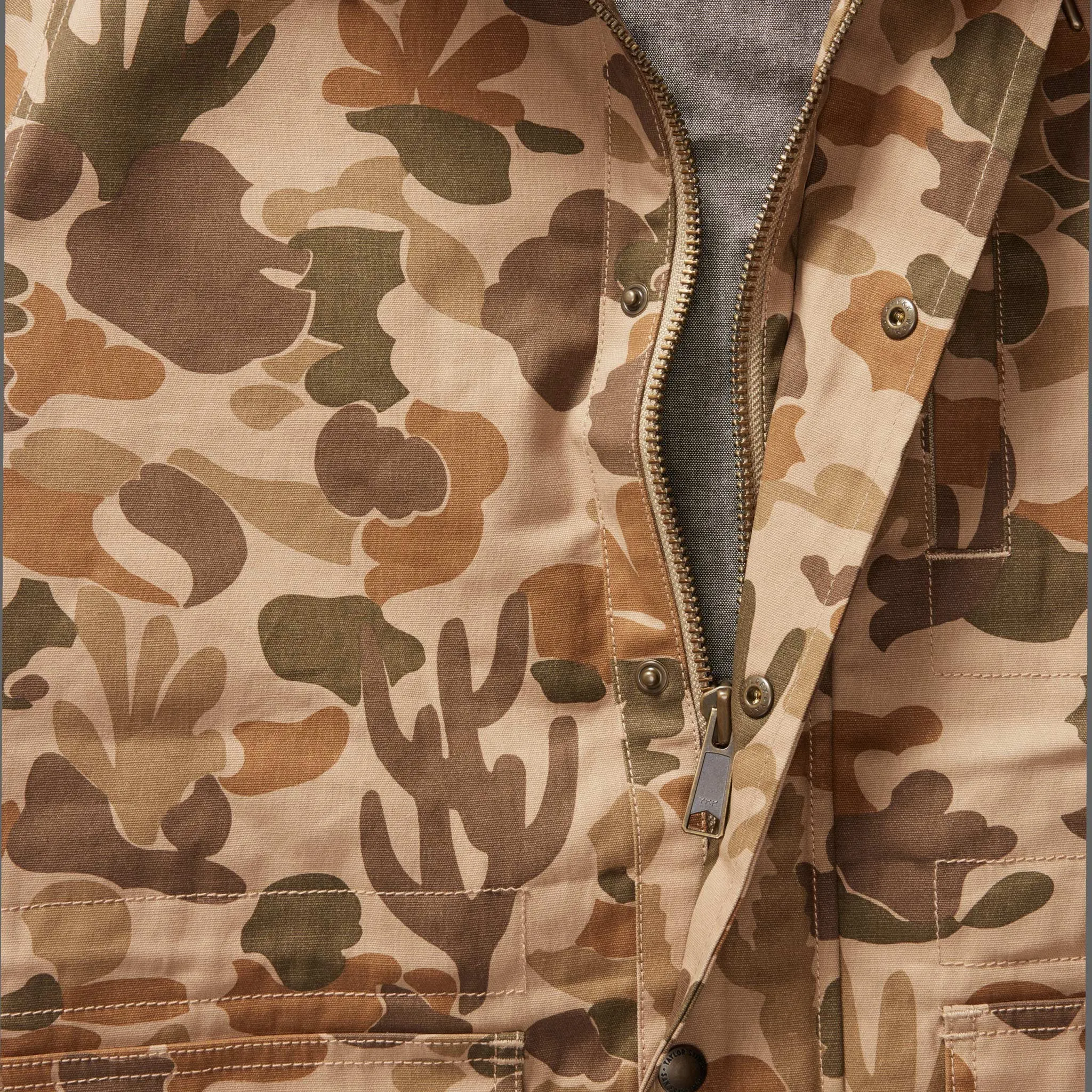 Explorer Jacket vintage arid camo dry wax