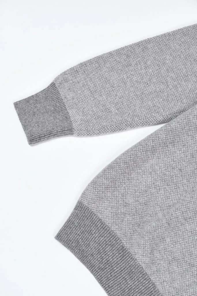 Grey crew neck sweater