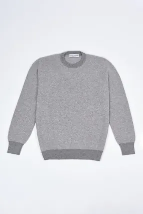 Grey crew neck sweater