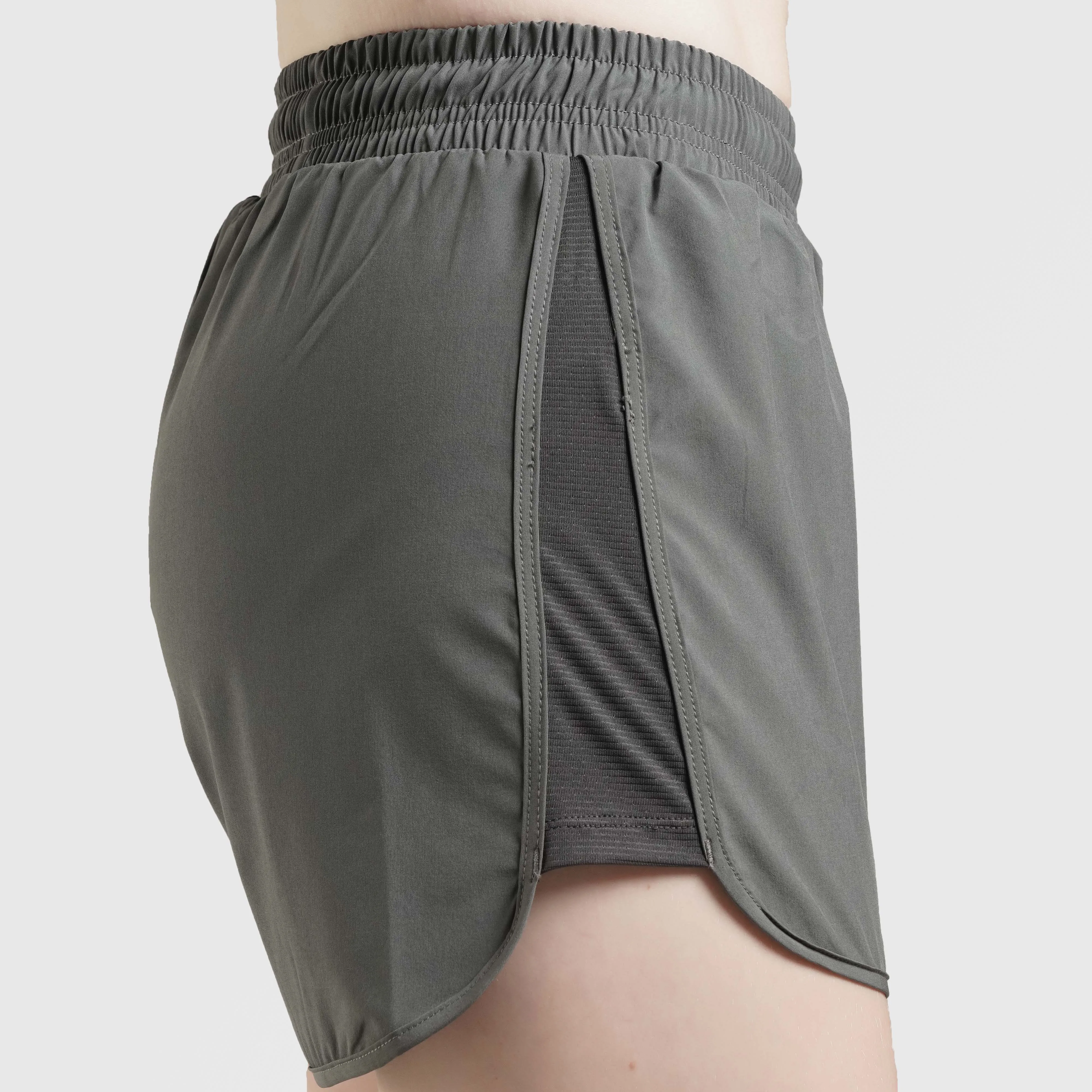 Grey Dril Shorts