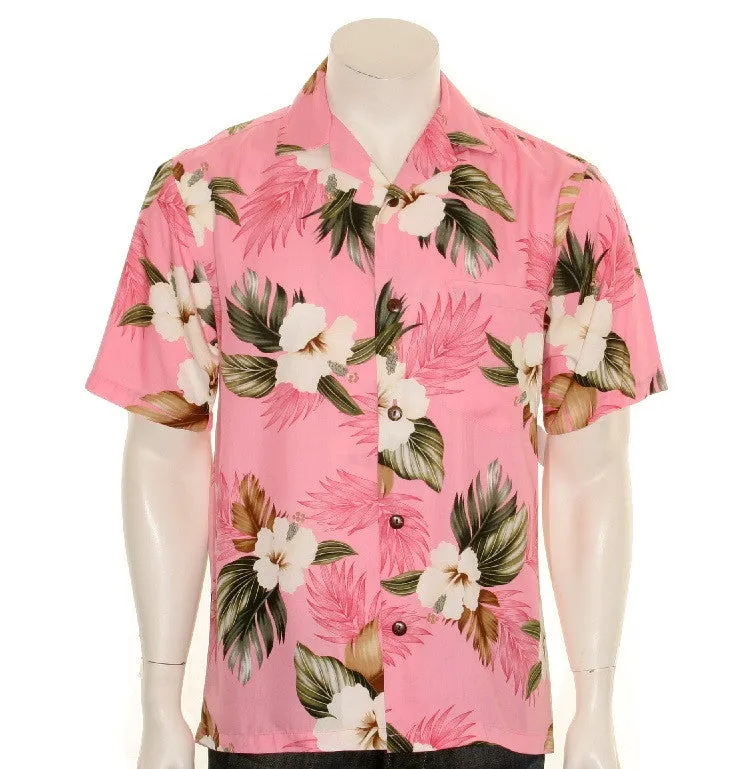 Hibiscus Floral Hawaiian Shirt