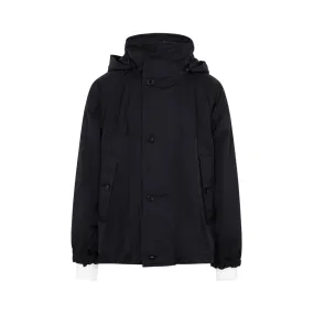 HOODED NYLON JACKET