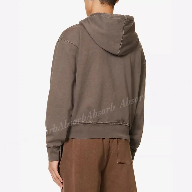 Jacquemus street style long sleeves plain cotton logo hoodies