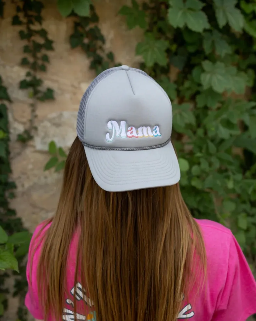 Jadelynn Brooke Grey Trucker Hat.