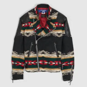 Junya Watanabe x Pendleton Jacket – Quilted Perfecto Blanket Style