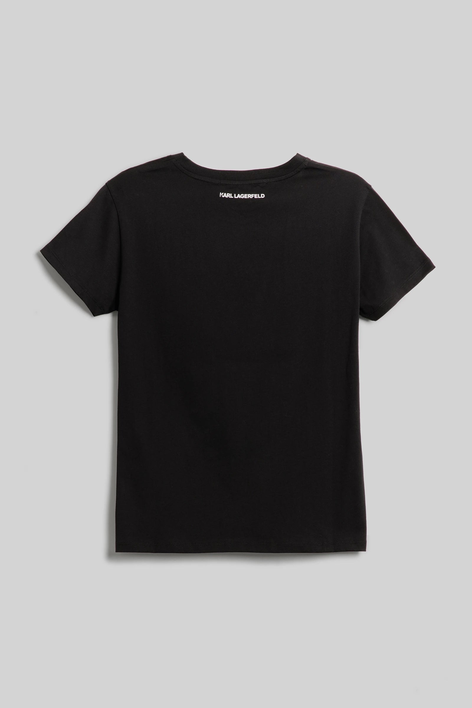 Karl Lagerfeld Wax Seal Logo T-Shirt - Black