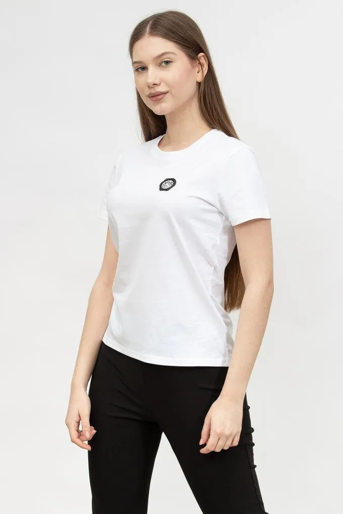 Karl Lagerfeld Wax Seal Logo T-Shirt White