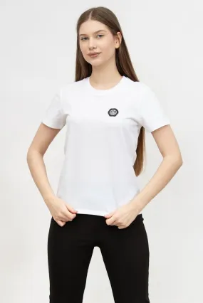 Karl Lagerfeld Wax Seal Logo T-Shirt White