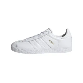 Kids White Gazelle Sneakers