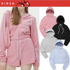 KIRSH - Long Sleeve Logo Hoodies & Sweatshirts for Street Style