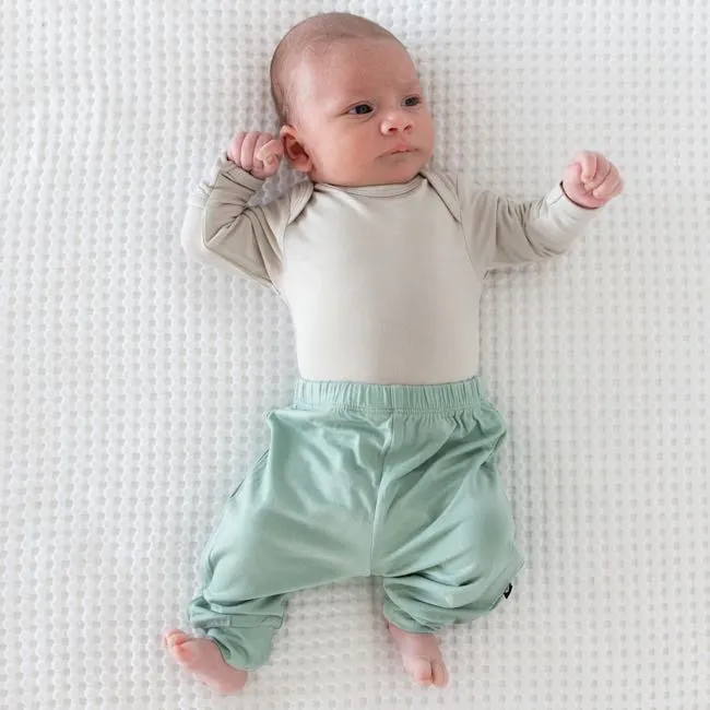 Kyte Baby Pant in Sage - Organic Bamboo Baby Pants