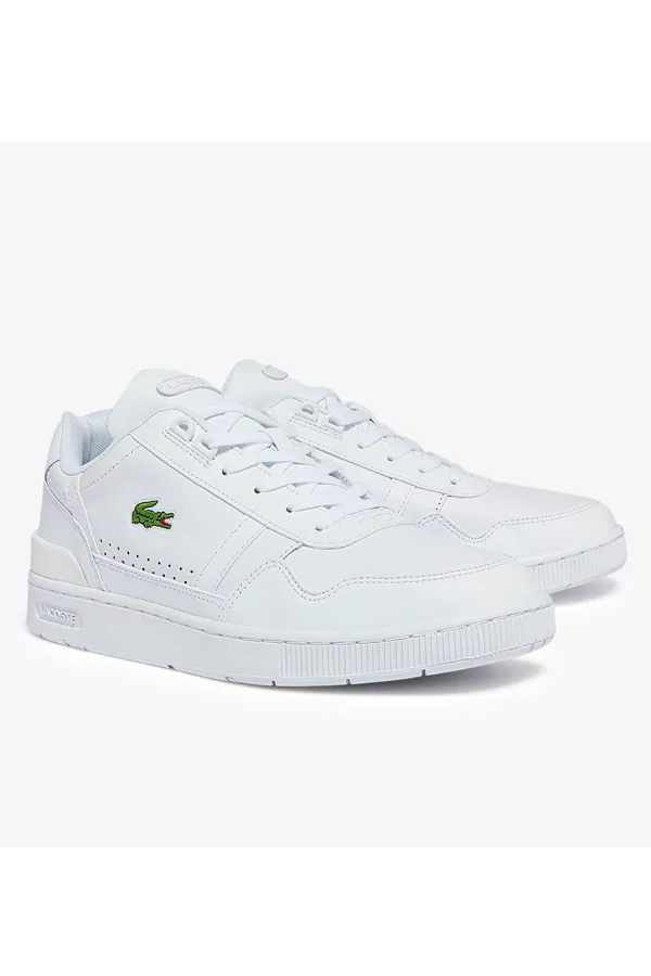 Lacoste White Leather Trainer Sneakers