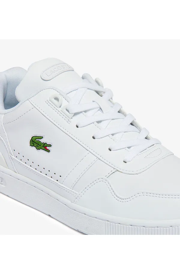 Lacoste White Leather Trainer Sneakers