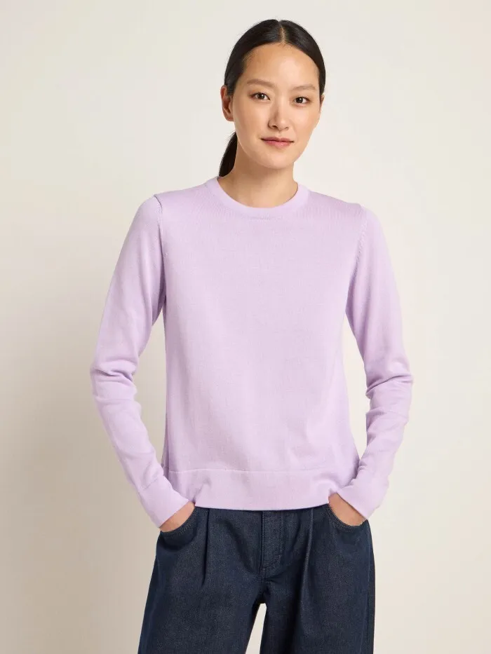 LANIUS Round neck sweater (GOTS)