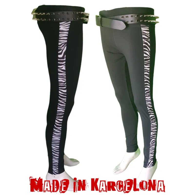 Leggings Punk zebra stripe