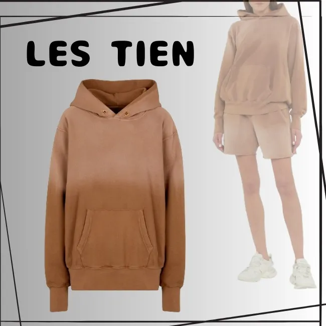 LES TIEN Unisex Street Style Long Sleeves Plain Cotton - Cotton Long Sleeve Unisex Streetwear by LES TIEN