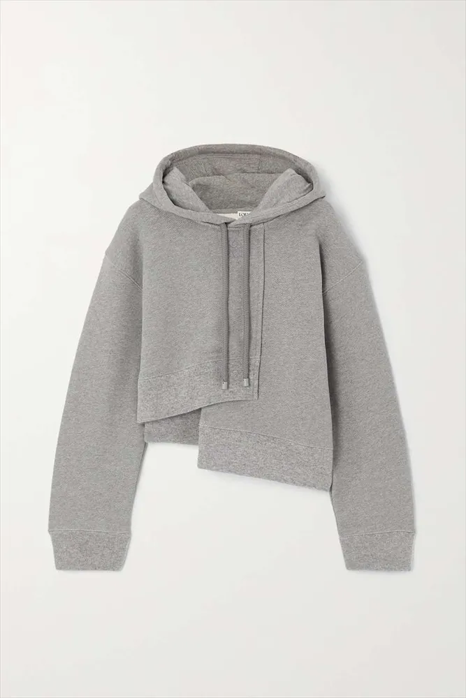 LOEWE | Plain Cotton Hoodies & Sweatshirts with Long Sleeves