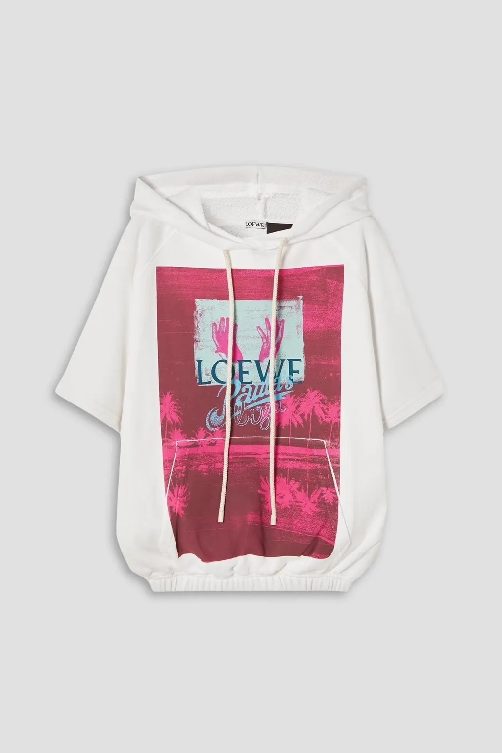 LOEWE | Unisex Cotton Short Sleeves Logo - Street Style Collection