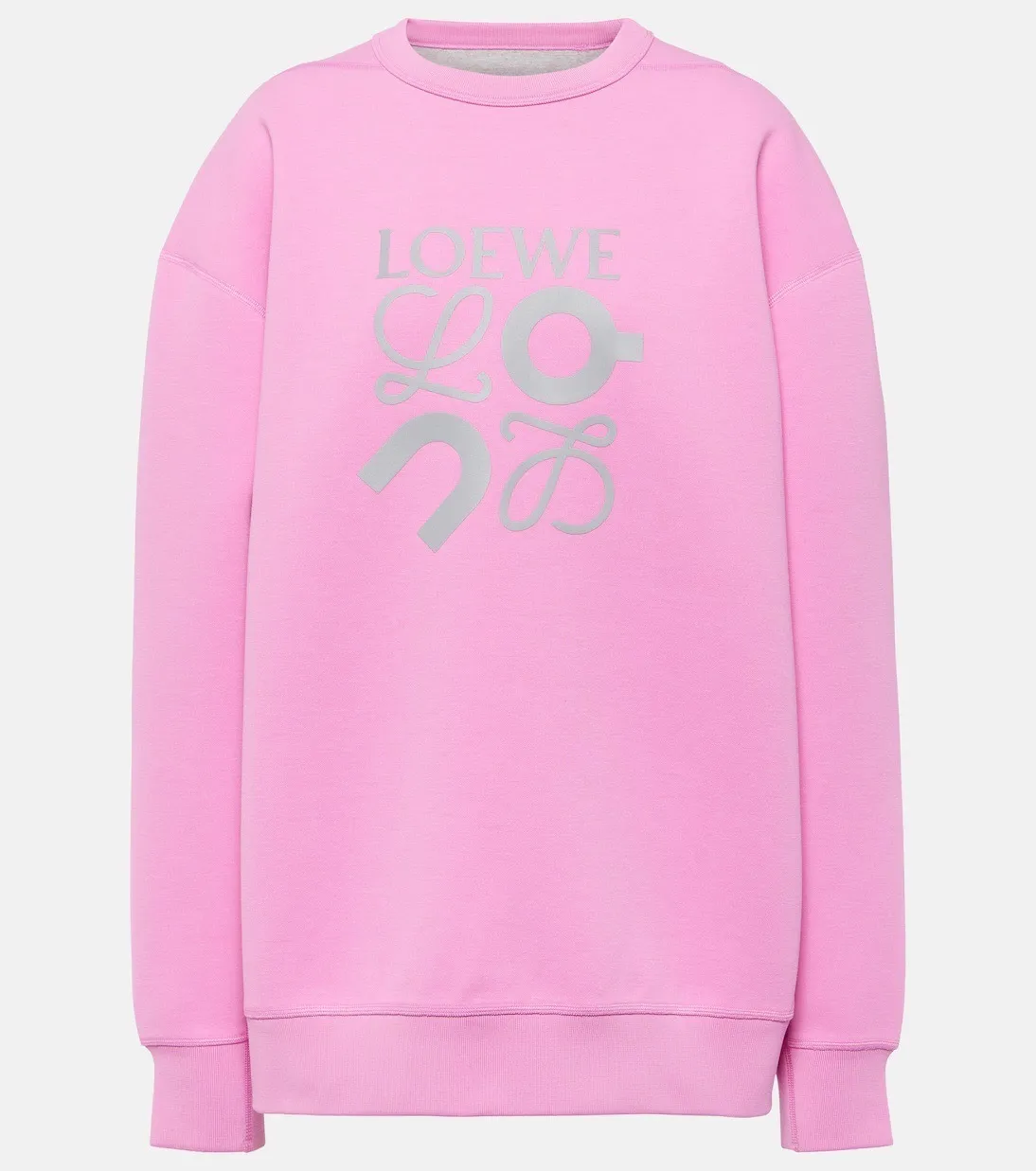 LOEWE | Unisex Street Style Long Sleeve Collaboration Shirt with Plain Logo