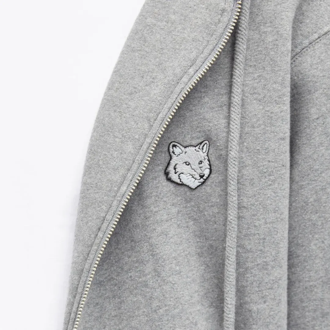 Maison Kitsune | Cotton Logo Unisex Long Sleeves with Animal Patterns