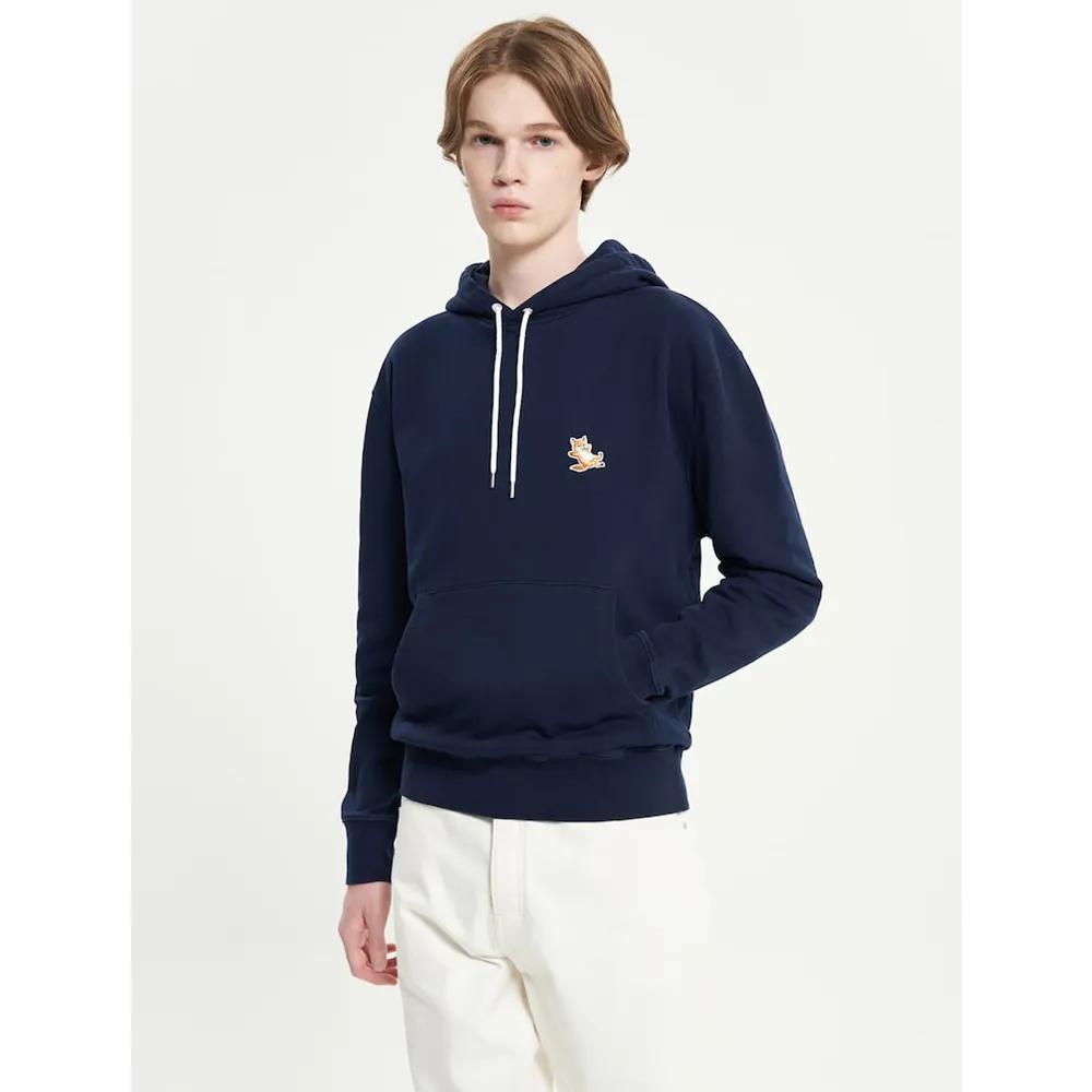 Maison Kitsune unisex hoodies with plain and animal pattern logo designs